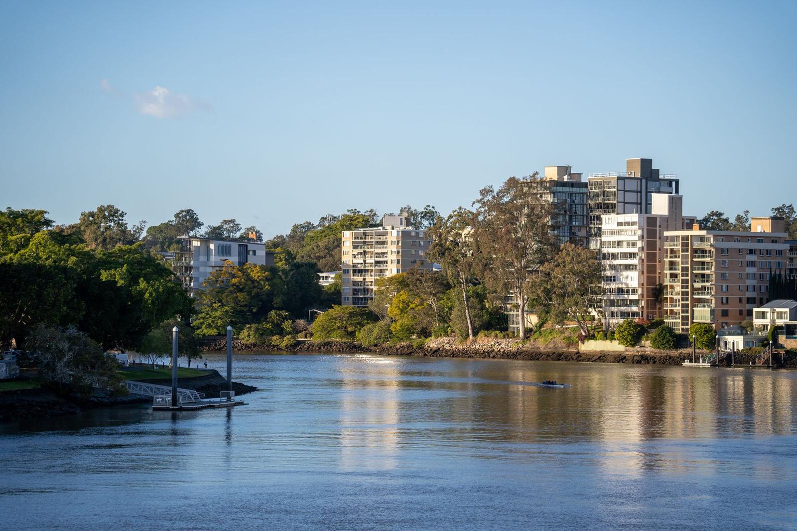 Riverside Apartment Buildings in Brisbane Australia
